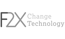 Stylised F2X logo